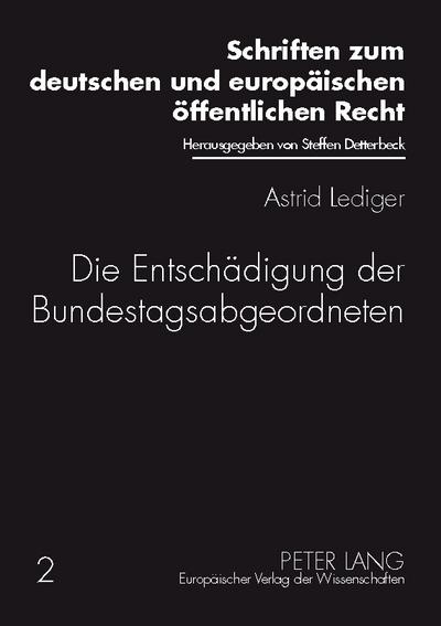 Die Entschädigung der Bundestagsabgeordneten