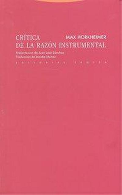 Crítica de la razón instrumental