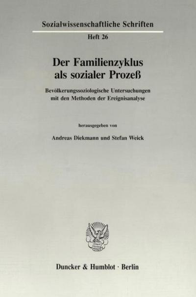 Der Familienzyklus als sozialer Prozeß.