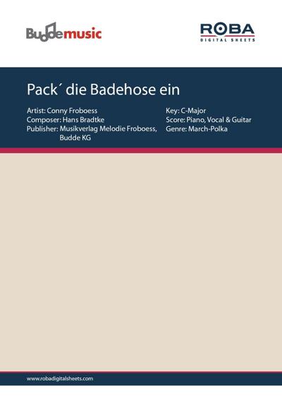 Pack´ die Badehose ein