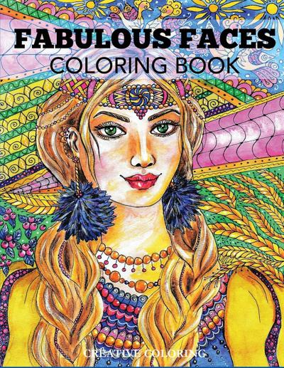 Fabulous Faces Coloring Book