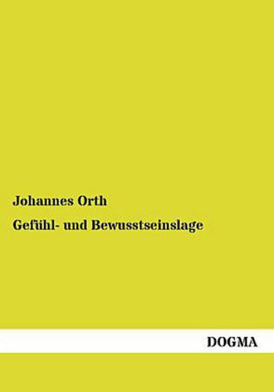 Gefühl- und Bewusstseinslage