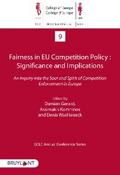Fairness in EU Competition Policy : Significance and Implications