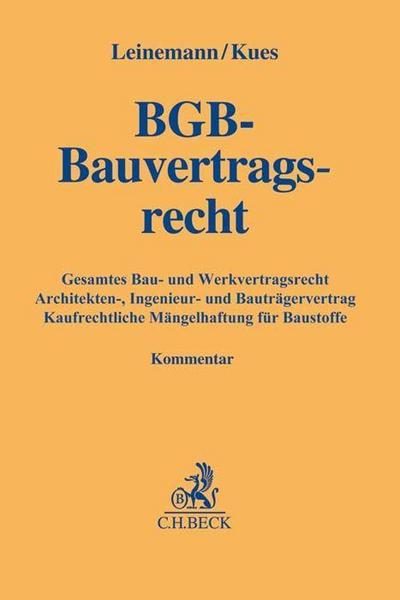 BGB-Bauvertragsrecht, Kommentar