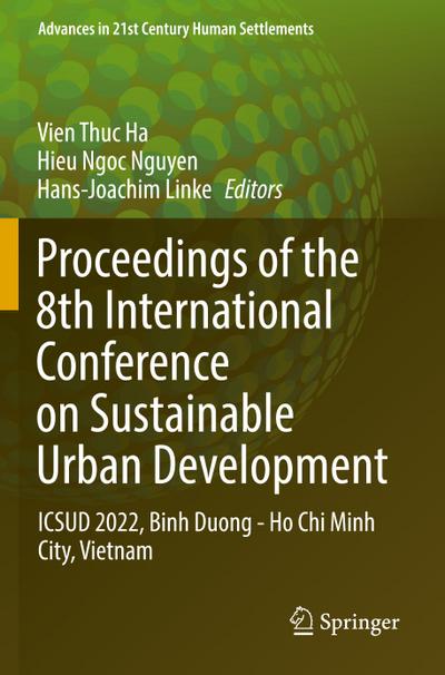 Proceedings of the 8th International Conference on Sustainable Urban Development