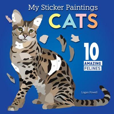My Sticker Paintings: Cats