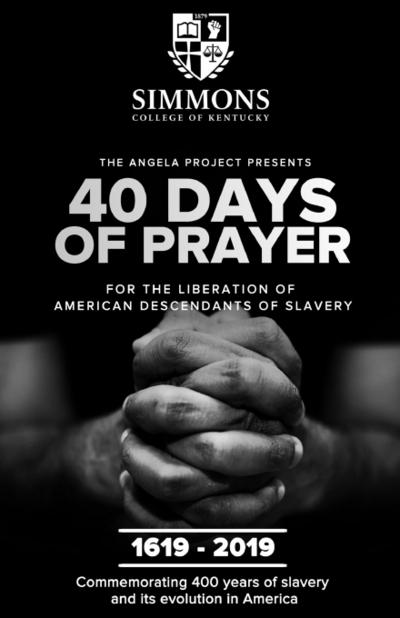 The Angela Project Presents 40 Days of Prayer
