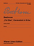 "Für Elise" und Klavierstück in B-Dur: Nach dem Autograf und Erstdruck. WoO 59 and 60. Klavier. (Wiener Urtext Edition)