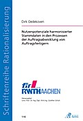 Nutzenpotenziale harmonisierter Stammdaten in den Prozessen der Auftragsabwicklung von Auftragsfertigern