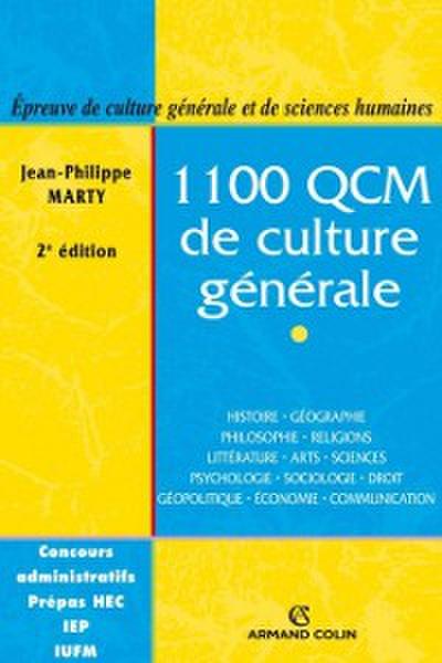 1100 QCM de culture generale