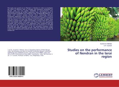 Studies on the performance of Nendran in the terai region