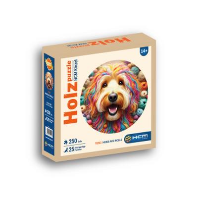 Holzpuzzle - Hund aus Wolle 250 Teile