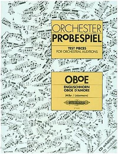 Test Pieces for Orchestral Auditions: Oboe, Cor Anglais, Oboe d’amore