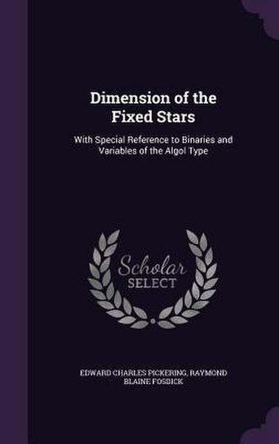 Dimension of the Fixed Stars