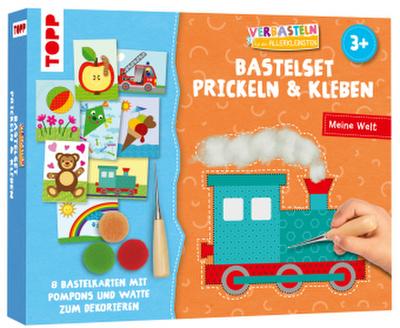 Verbasteln für die Allerkleinsten: Bastelset Prickeln & Kleben. Meine Welt
