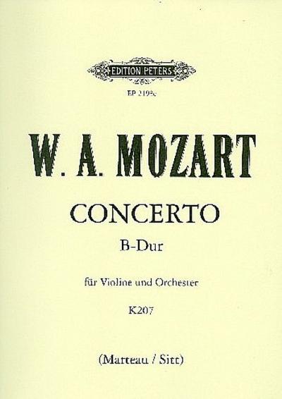 Concerto No. 1 in B Flat K207 (Edition for Violin and Piano)