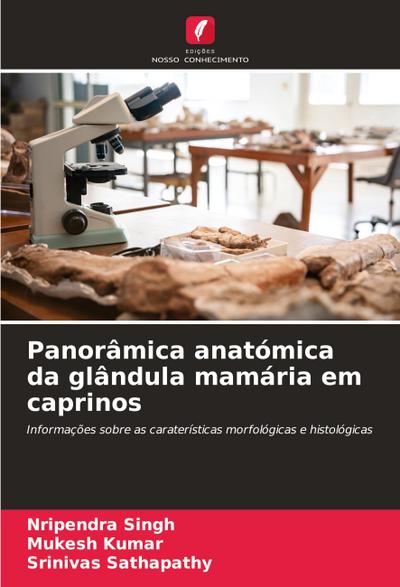 Panorâmica anatómica da glândula mamária em caprinos