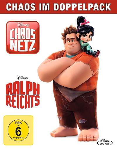 Ralph reichts + Chaos im Netz, 2 Blu-rays