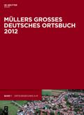 Müllers Großes Deutsches Ortsbuch 2012
