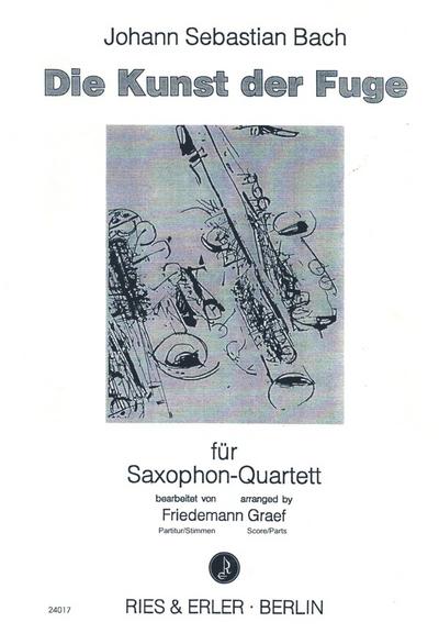 Die Kunst der Fugefür 4 Saxophone