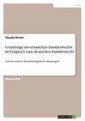 Grundzüge des iranischen Familienrechts im Vergleich zum deutschen Familienrecht