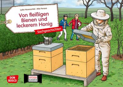 Von fleißigen Bienen und leckerem Honig. Kamishibai Bildkartenset.