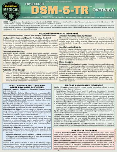 DSM-5-TR Overview