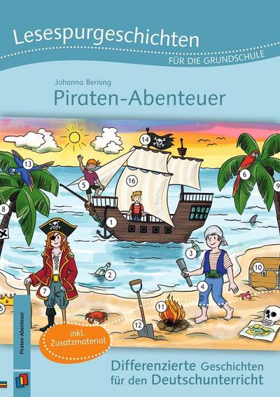 Lesespurgeschichten für die Grundschule  Piraten-Abenteuer