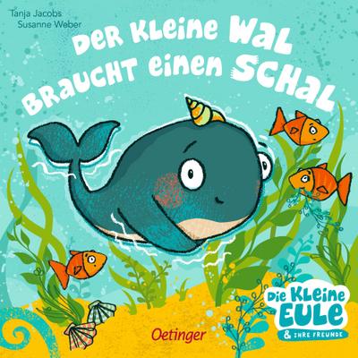 Der kleine Wal braucht einen Schal