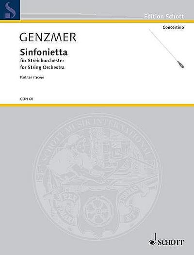 Sinfonietta GeWV 106für Streichorchester