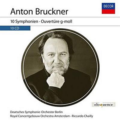 Anton Bruckner: 10 Symphonien, 10 Audio-CDs