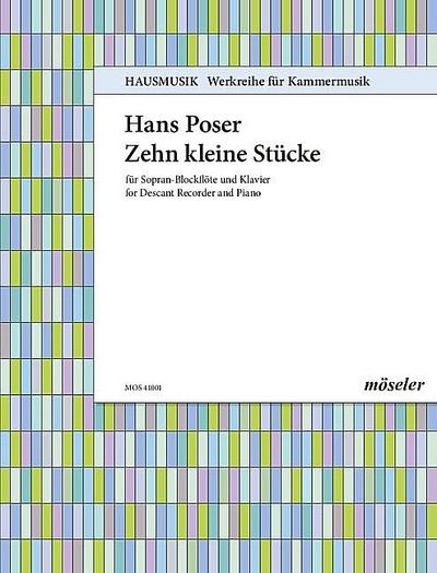 Zehn kleine Stückefür Sopranblockflöte und Klavier