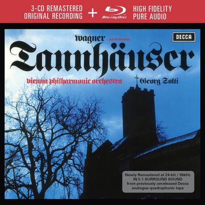 Tannhäuser, 3 Audio-CDs + 1 Blu-ray (Limitrd Edition)