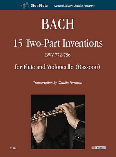 15 2-part Inventions BWV772-786for flute and cello (Bassoon)