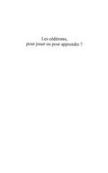Cederoms pour jouer ou pour apprendre le