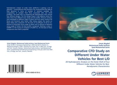 Comparative CFD Study on Different Under Water Vehicles for Best L/D