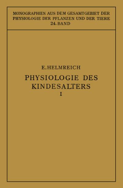 Physiologie des Kindesalters