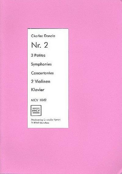 3 kleine konzertante Sinfonien Nr.2für 2 Violinen und Klavier