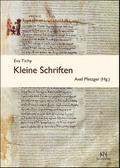 Eva Tichy: Kleine Schriften