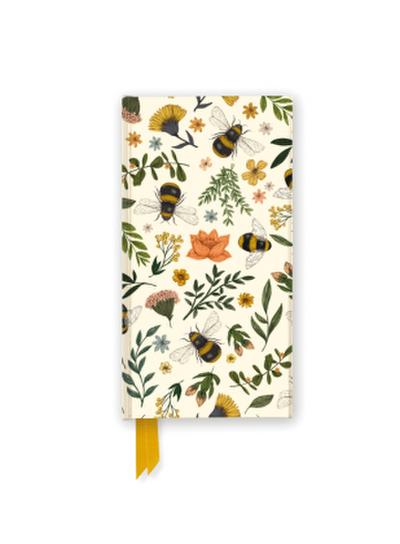 Schmales Hardcover-Notizbuch: Jade Mosinski, Gartenbienen