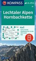 KOMPASS Wanderkarte 24 Lechtaler Alpen, Hornbachkette 1:50.000