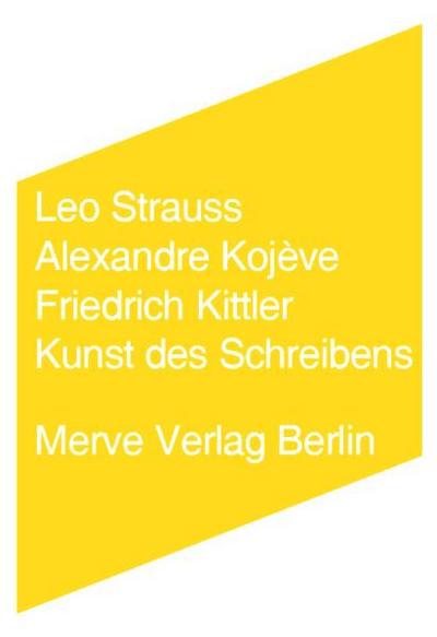 Strauss,Kunst des Schreib.