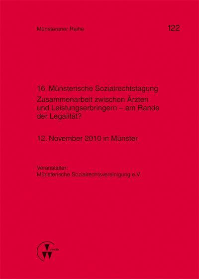 16. Münsterische Sozialrechtstagung