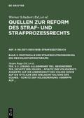 2.Lesung: Allgemeiner Teil.Besonderer Teil [Schutz des Volkes.- Schutz der Volkskraft: Angriffe auf die Lebenskraft des Volkes sowie auf die sittliche und seelische Haltung des Volkes.- Schutz der Volksordnung: Angriffe auf ...