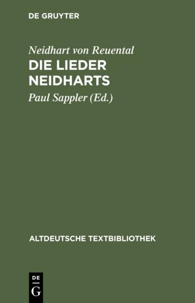 Die Lieder Neidharts