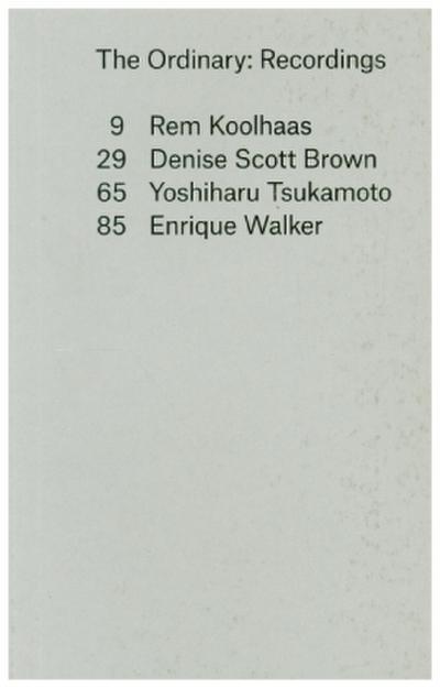 The Ordinary - Recordings