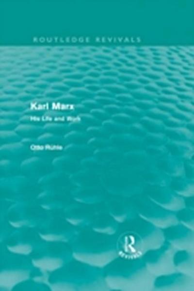 Karl Marx (Routledge Revivals)