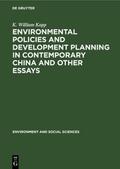 Environmental Policies and Development Planning in