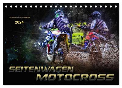 Seitenwagen Motocross (Tischkalender 2024 DIN A5 quer), CALVENDO Monatskalender