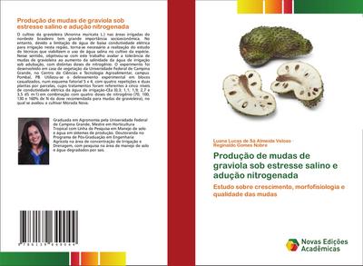 Produção de mudas de graviola sob estresse salino e adução nitrogenada